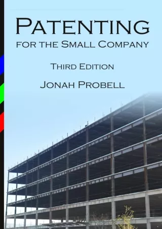 PDF Download Patenting for the Small Company android