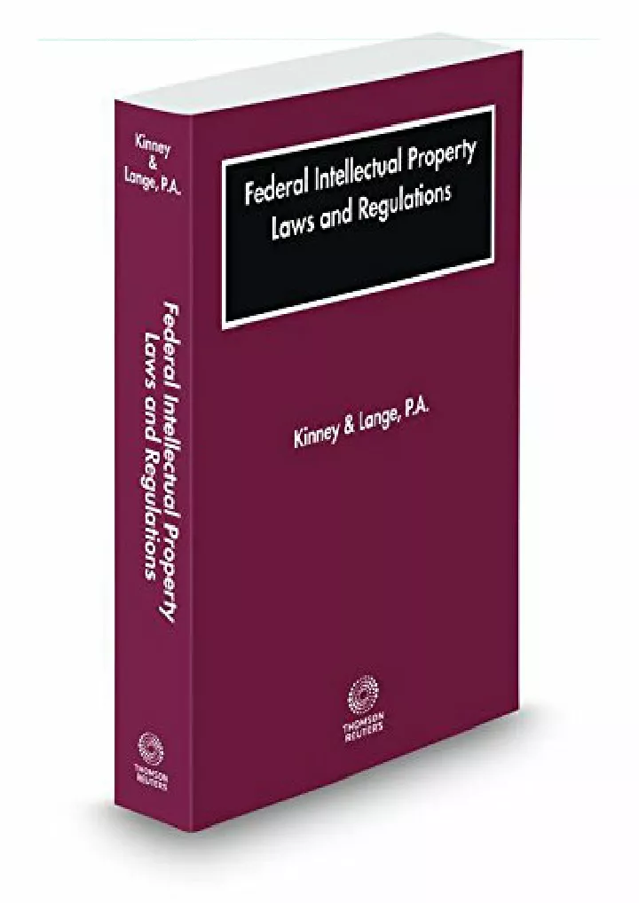 federal intellectual property laws
