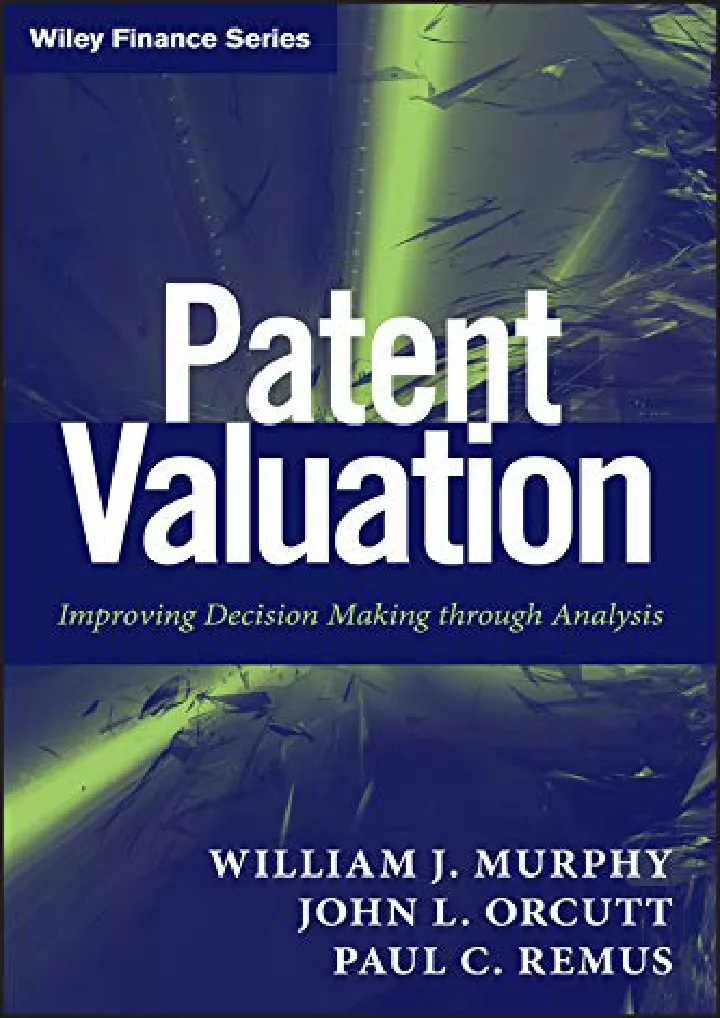 patent valuation download pdf read patent