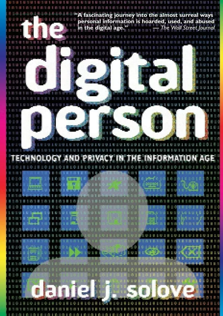 the digital person technology and privacy