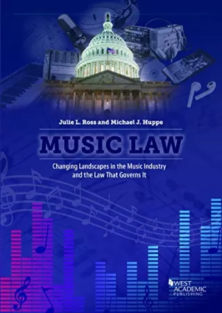 PDF Download Music Law: Changing Landscapes in the Music Industry and the L