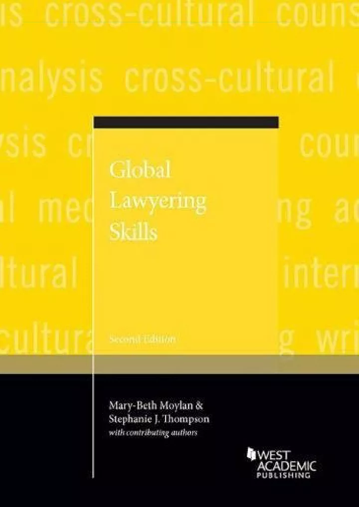 global lawyering skills coursebook download