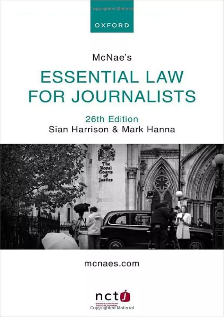 mcnae s essential law for journalists download