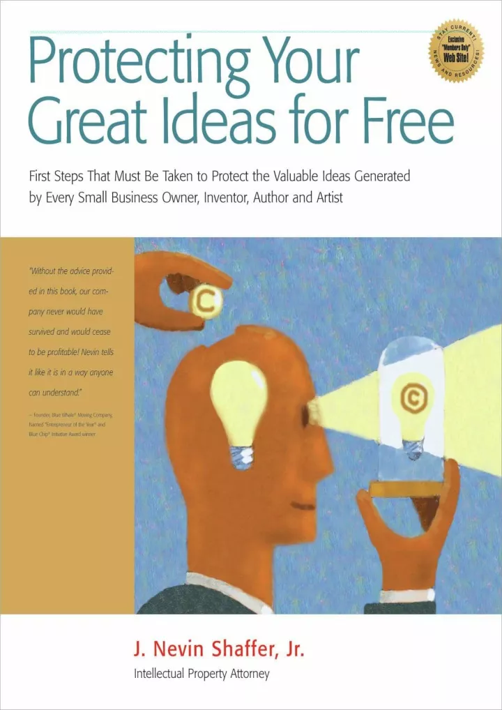 protect your great ideas for free first steps