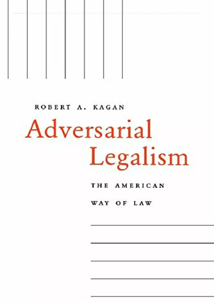 adversarial legalism the american