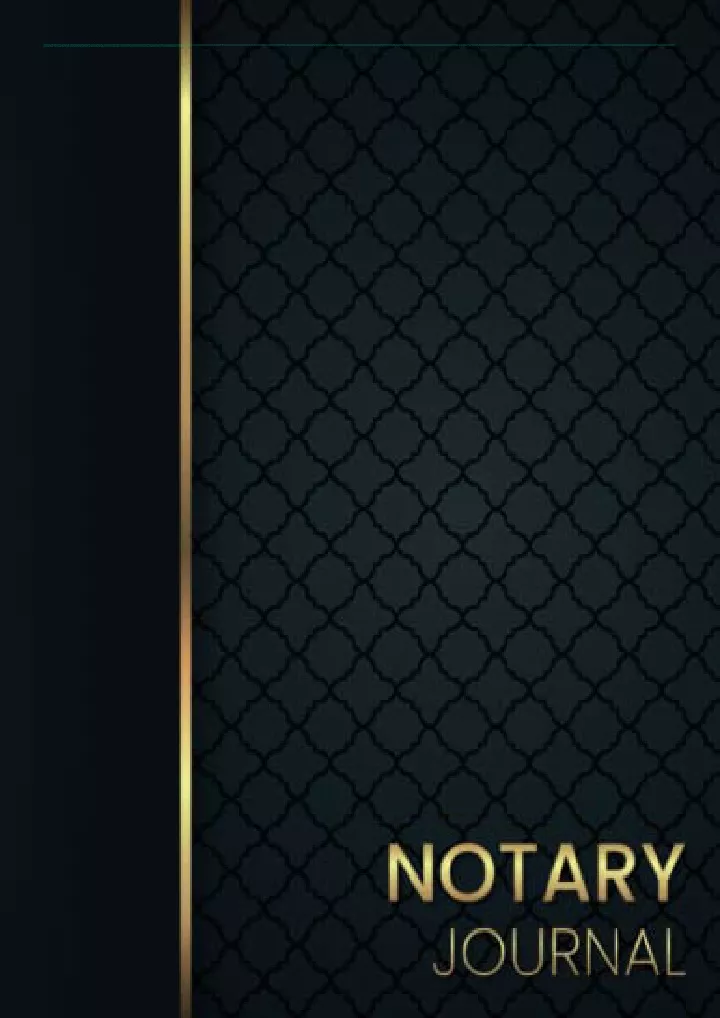 notary journal public notary log book