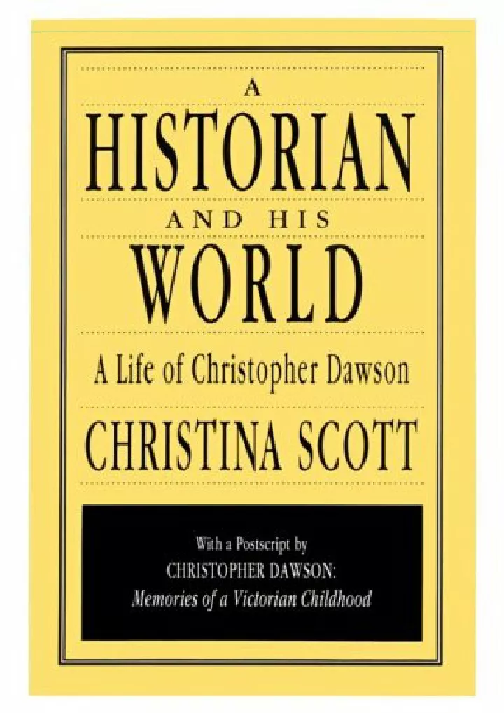 a historian and his world a life of christopher
