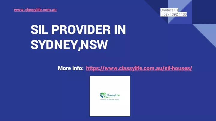 sil provider in sydney nsw