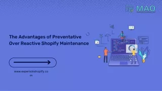 The Benefits Of Preventative Shopify Maintenance Over Reactive Maintenance