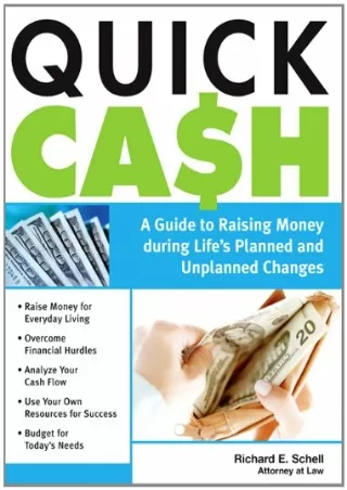 Read PDF  Quick Cash: A Guide to Raising Money During Life's Planned and Unplanned