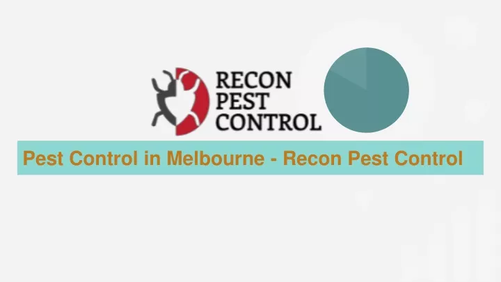 pest control in melbourne recon pest control