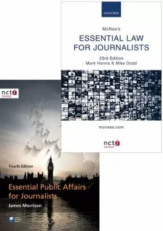 Full PDF McNae's Essential Law for Journalists and Essential Public Affairs for