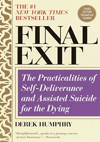 Download [PDF] Final Exit: The Practicalities of Self-Deliverance and Assisted Suicide for