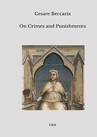 Read Book On Crimes and Punishments: With A Commentary of the Book of Crimes and