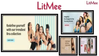 At Litmee, enhance your appearance with a transparent strap bra.