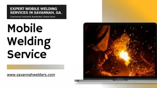 Savannah Mobile Welding Service LLC - Your Trusted Mobile Welding Solution