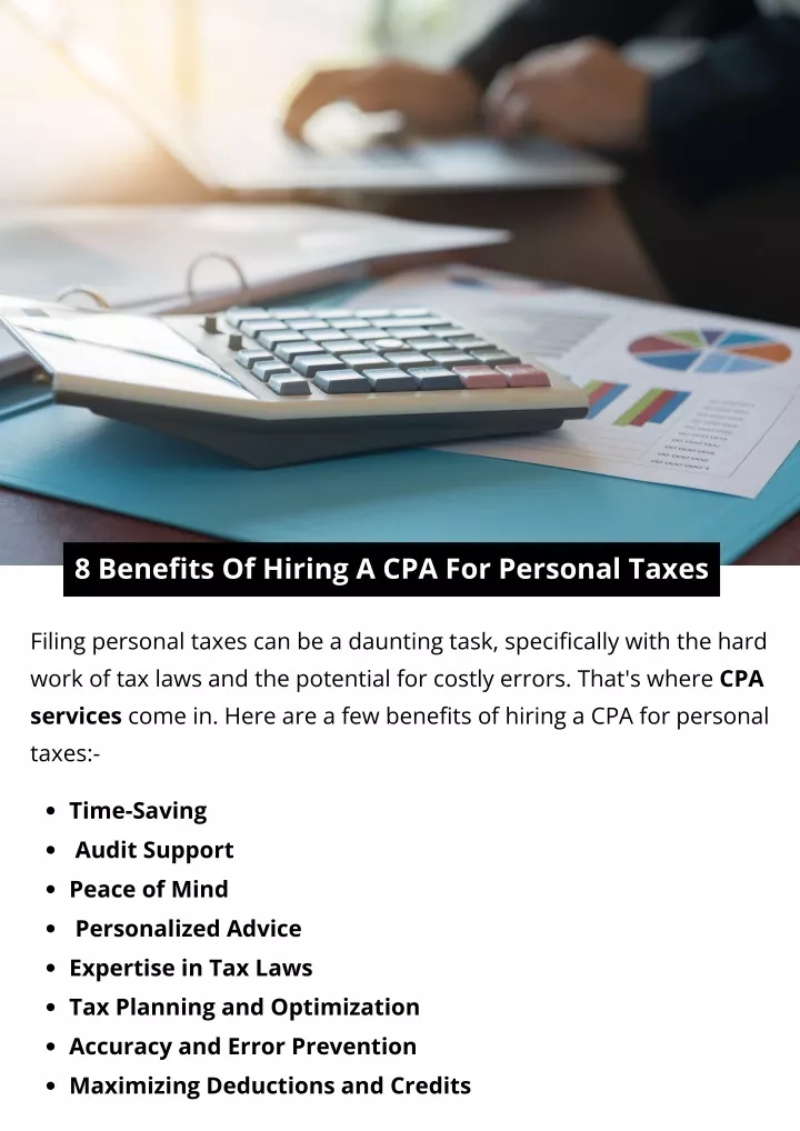 8 benefits of hiring a cpa for personal taxes