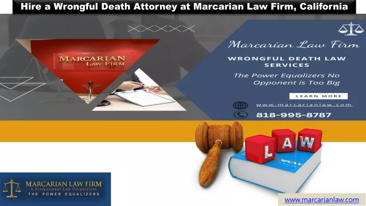 hire a wrongful death attorney at marcarian