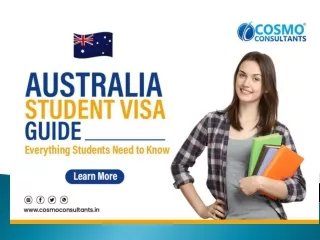 Australia Study Visa Guide - Cosmo Consultants