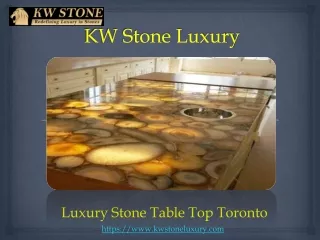 Luxury Stone Table Top Montreal