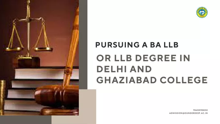 pursuing a ba llb or llb degree in delhi