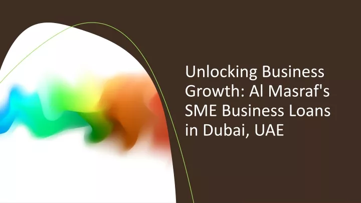 unlocking business growth al masraf s sme business loans in dubai uae