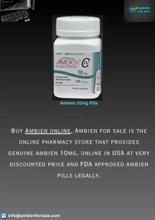 Buy Ambien Pill/Tablets online in USA