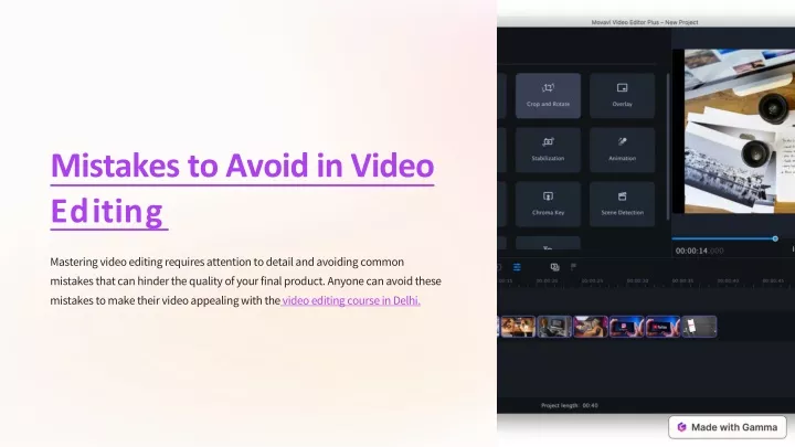 mistakes to avoid in video editing