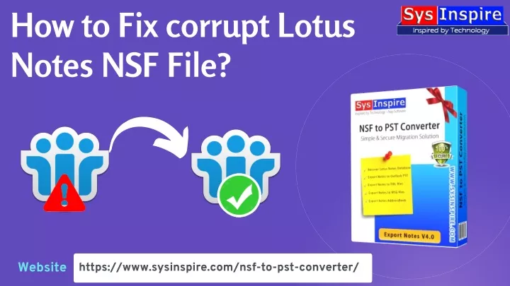 how to fix corrupt lotus notes nsf file