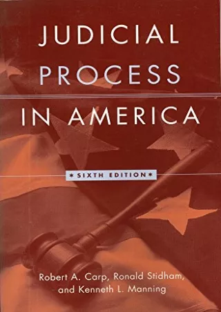 Download [PDF] Judicial Process in America
