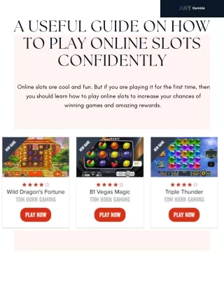 PPT - A Guide To Progressive Online Slots PowerPoint Presentation, Free ...