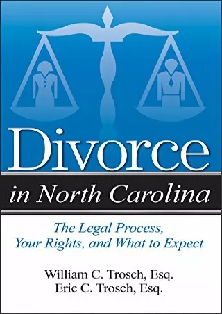 Full PDF Divorce in North Carolina