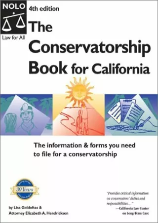 Epub The Conservatorship Book for California