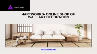 Shop Online- Wall Art Decoration with 4artworks