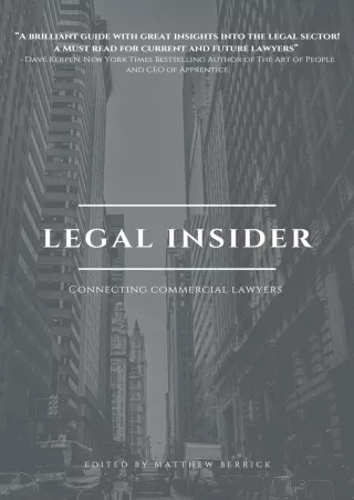 Download Book [PDF] Legal Insider