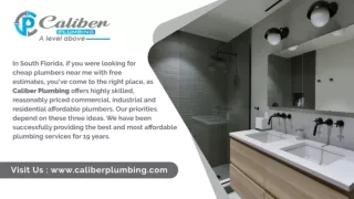 Affordable Plumbing Services in Florida - Caliber Plumbing LLC