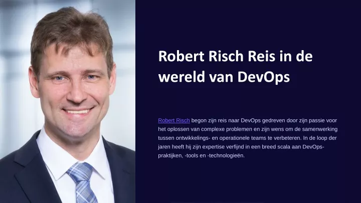 robert risch reis in de wereld van devops