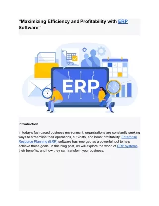 maximizing efficiency and profitability with