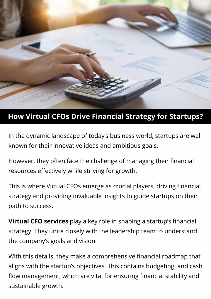 how virtual cfos drive financial strategy