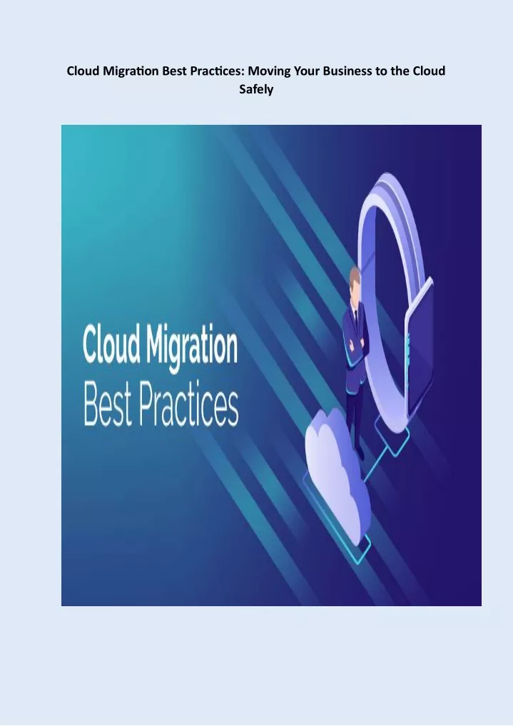 cloud migration best practices moving your