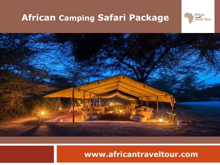 african camping safari package