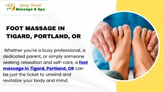 Foot Relief in Tigard, Portland The Ultimate Experience