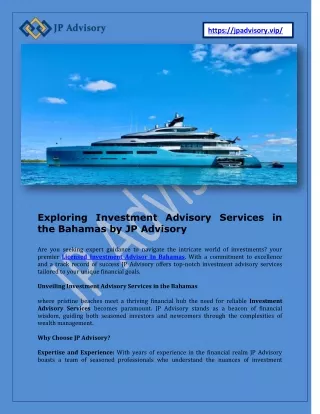 Investment Advisory Services