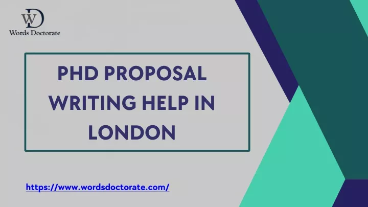 phd proposal writing help in london