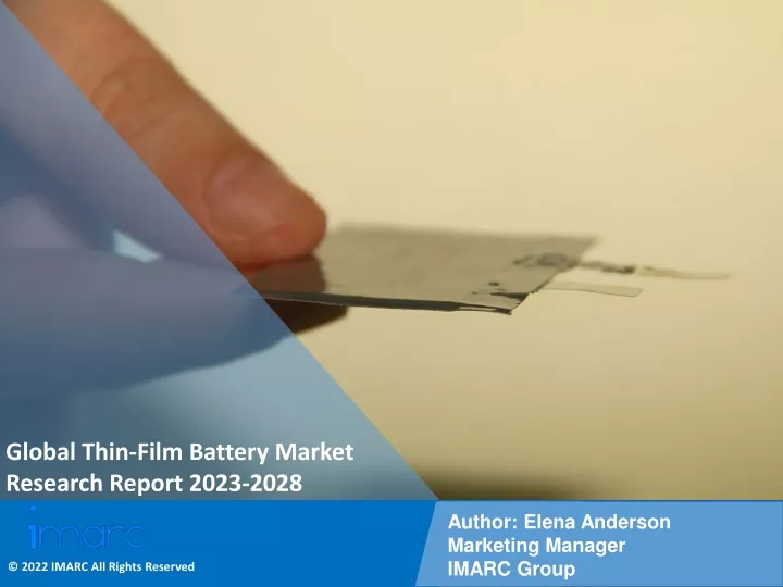 global thin film battery market research report