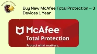 Buy New McAfee Total Protection – 3 Devices 1 Year