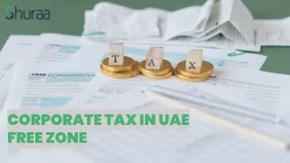 Corporate Tax in UAE Free Zone