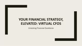 Your Financial Strategy, Elevated virtual CFO