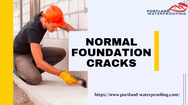 normal foundation cracks