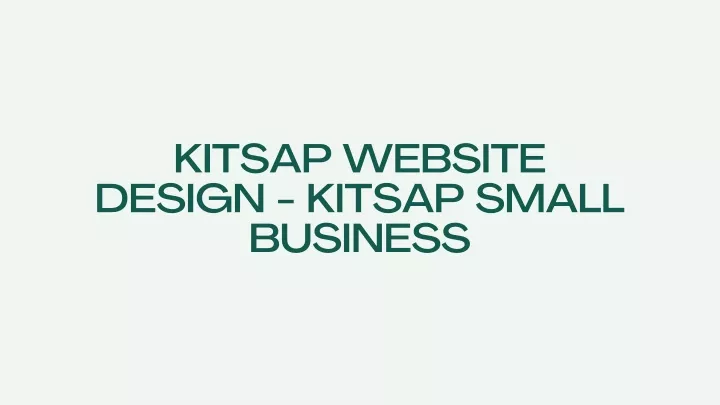 kitsap website design kitsap small business